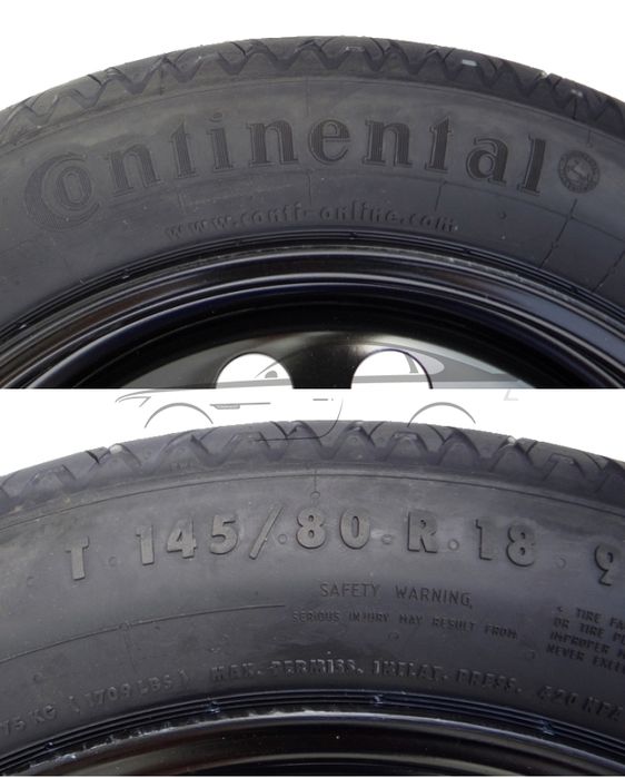 Нова резервна гума патерица за CHRYSLER 145/80R18 5x115x71,6
