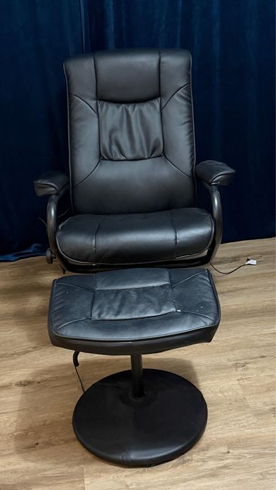 Fotoliu masaj cu suport pentru picioare