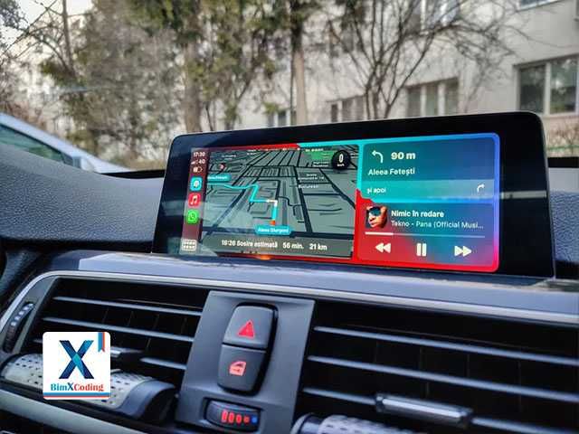 CarPlay BMW waze youtube music G30 G11 G01 F30 F15 F16 G05 G20 G06 G07