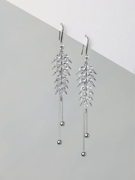 Cercei cristale cubic zirconia si swarovski
