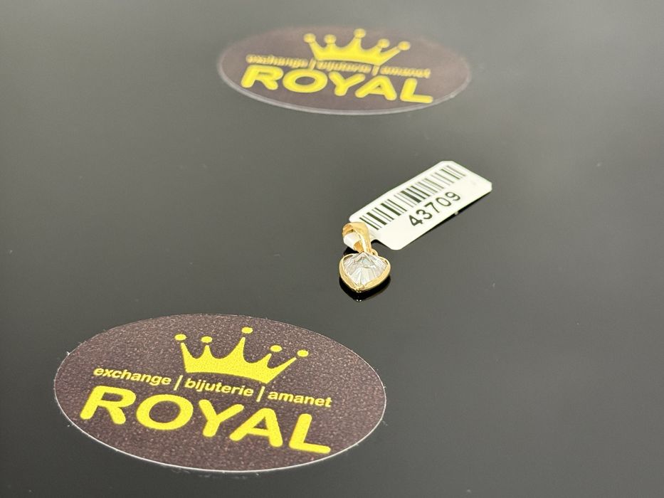 Bijuteria ROYAL : Pandantiv AUR 14K NOU / 0.56 GR