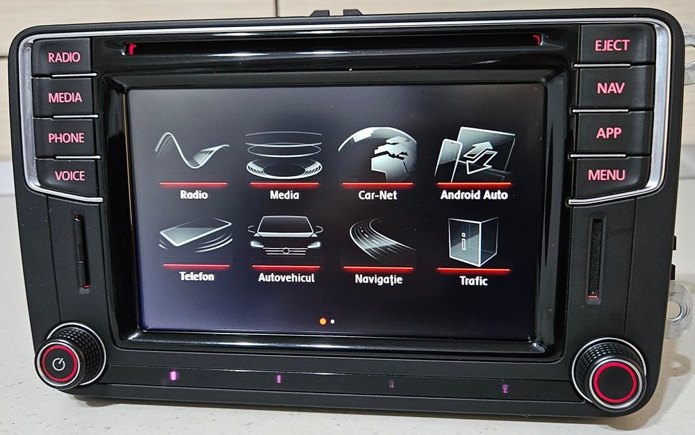 Navigatie VW, MIB2 originala, Waze, CarPlay/AA, Youtube, etc