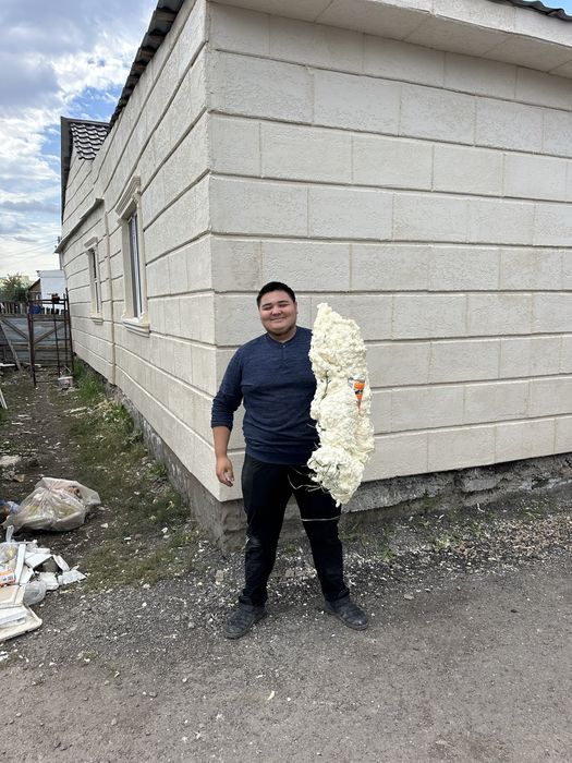 Травертин термопанель фасад декор облицовка утепление стен фундамент