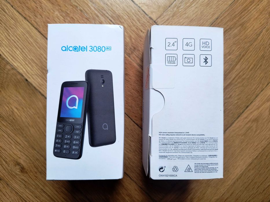 Запечатан чисто нов телефон с бутони Alcatel 3080