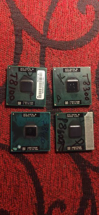 Procesor laptop Intel P8600 T8400 T8300 P8400 T8100 T7500 T7350 T7300