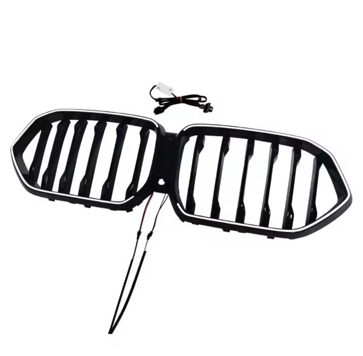 Set grile led G06 iluminate luminata Negre Bmw G06 X6 grila nari duble