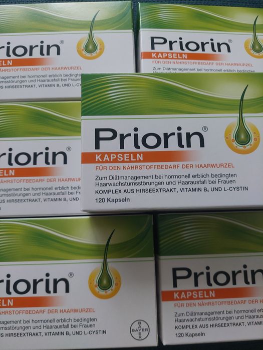 PRIORIN (Приорин) - Немски капсули против косопад - 120 капсули 45 EUR