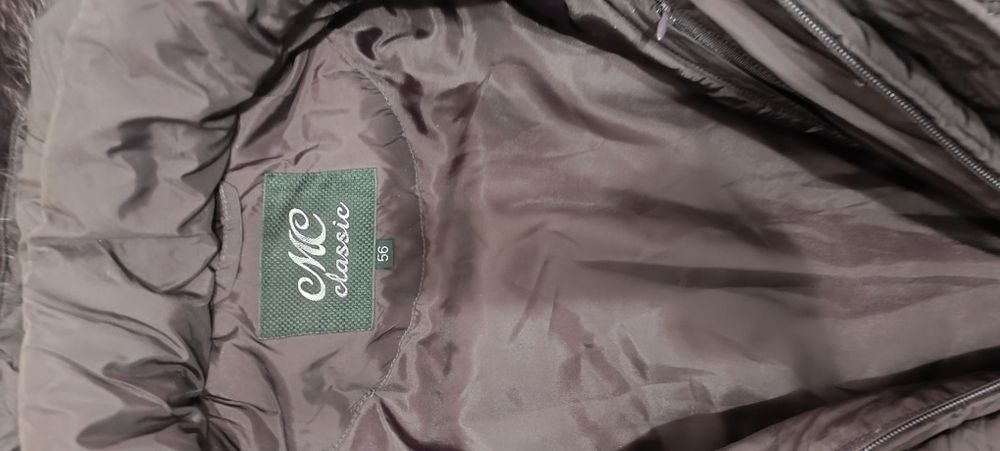 Пуховик новый 56р