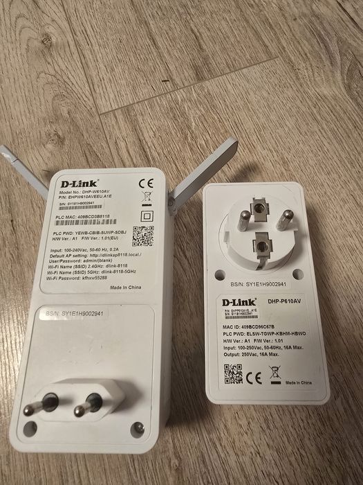 Extender D-Link PowerLine AV2 1000 Wi-Fi AC1200 Adapter