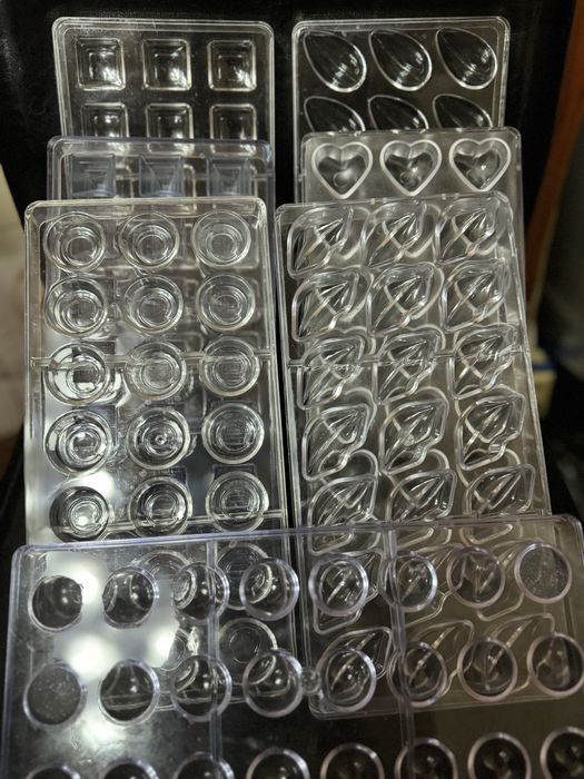 Формы пластиковые для шоколала и мармелада