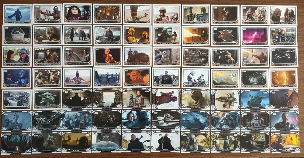 Карти Topps Star Wars The Mandalorian, Стикери Panini, Chipicao