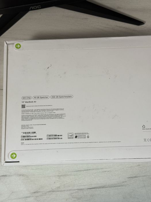 Macbook Air 13 M4 Chip 16Gb R cu 256Gb Noi Sigilate