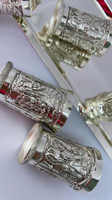 Продам мельхиоровые стопки рюмки