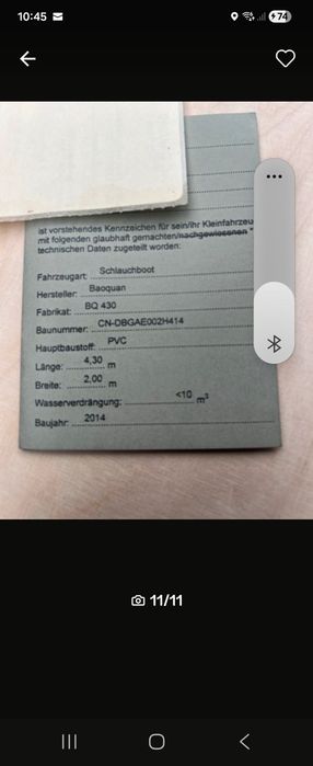 Barca gonflabila cu motor Suzuki 15cp4T