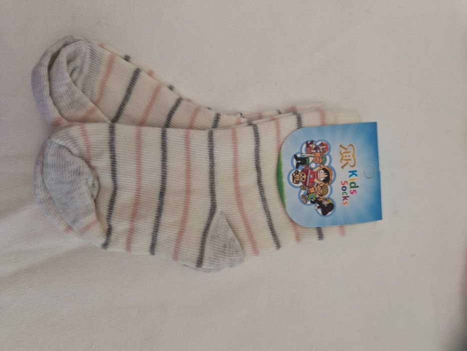 1бр-0.30€ 20бр-4.49€ детски чорапи, бебешки чорапки, различни десени