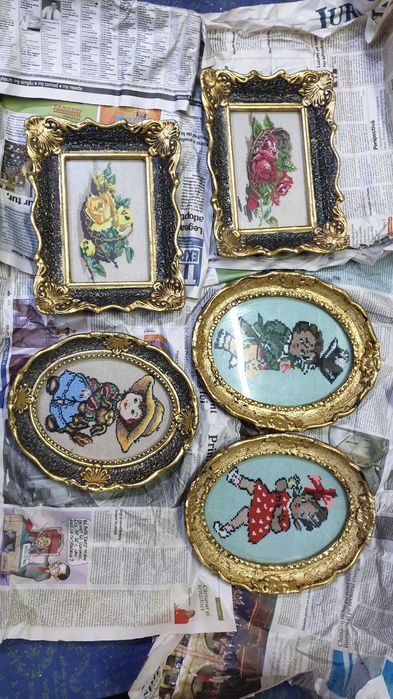 goblenuri cusute manual  cu valoare de arta