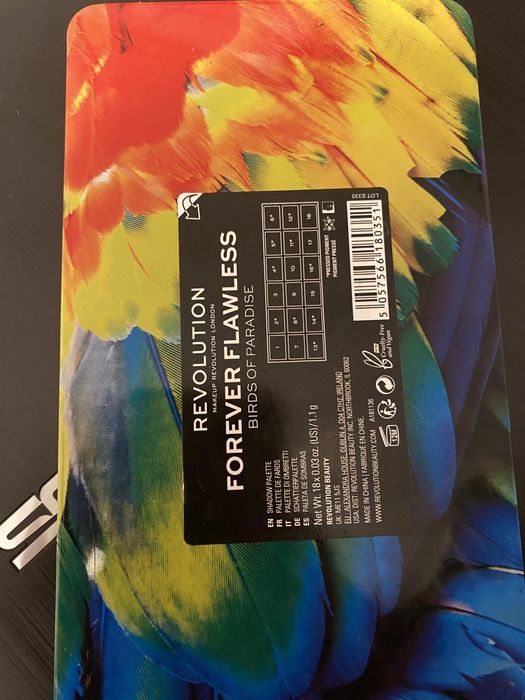 Paleta farduri pleoape make up revolution ochi make up