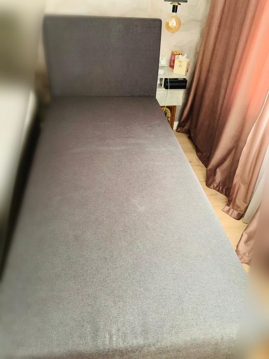 Pat continental 90x200 cm cu spatiu de depozitare