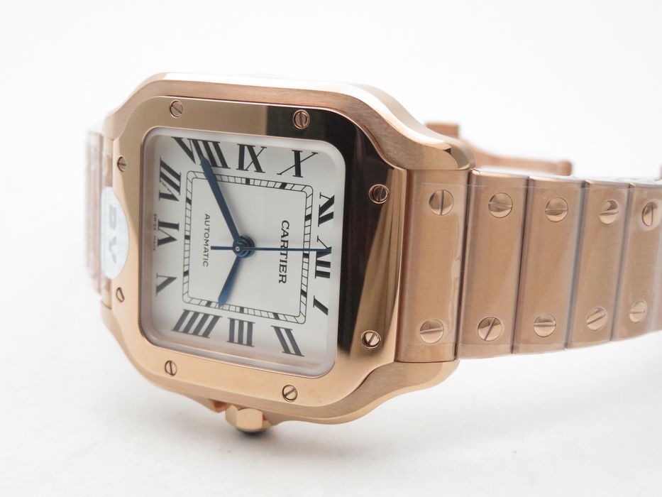 Cartier Santos de Cartier 35mm дамски - розово злато - автоматичен - QC снимки
