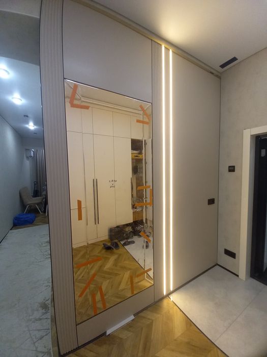 ТВ ЗОНА. Поклейка обоев.