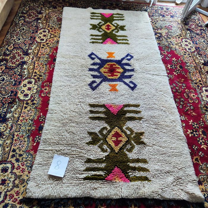 Продаваме ръчно тъкан губер, вълна с шевица, 110/230 см, номер 8