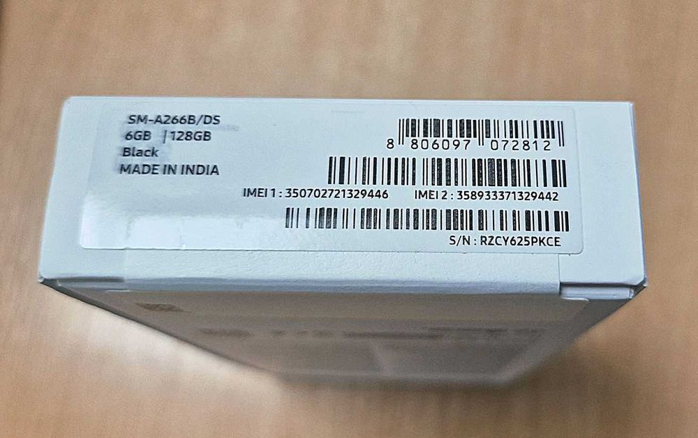 Telefon Samsung A26 5G, black, nou, sigilat, dual SIM, 128GB/6GB