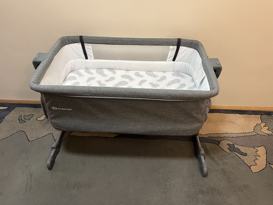 Pat cosleeping Kinderkraft Neste Up cu saltea de cocos