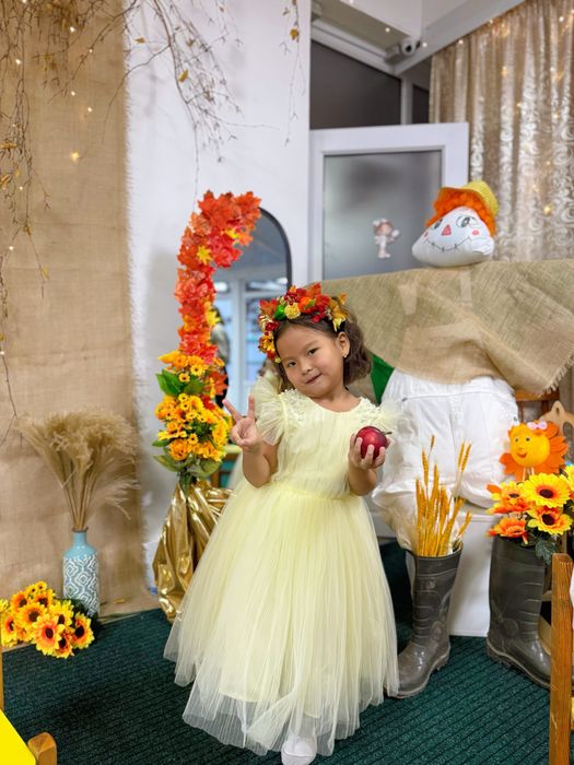 Пышное платье 5 лет