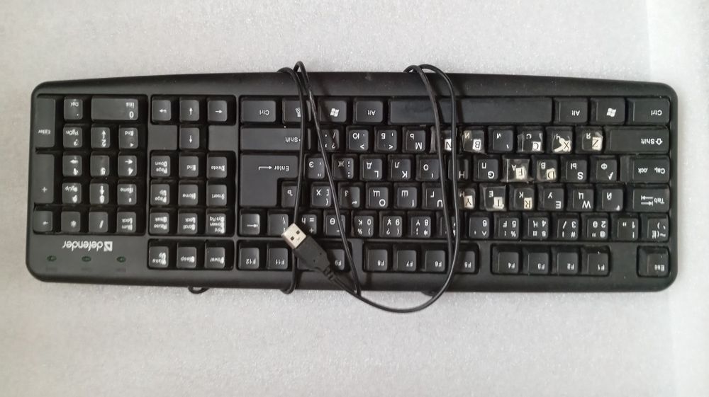 Клавиатура и мышь б/у, PS/2 и USB