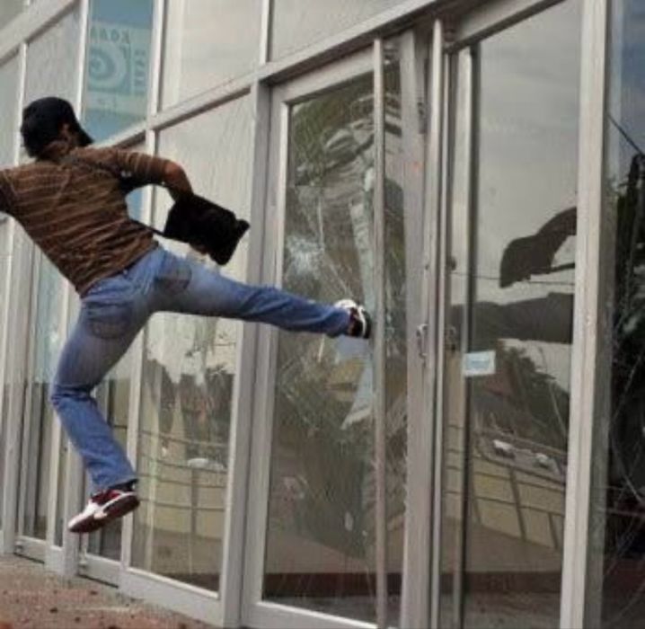 Триплек стекла Калённое стекло