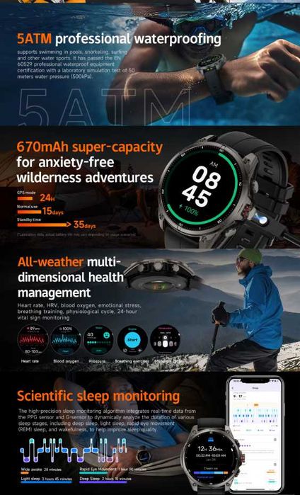 Смарт-часы FT66 48мм чёрный