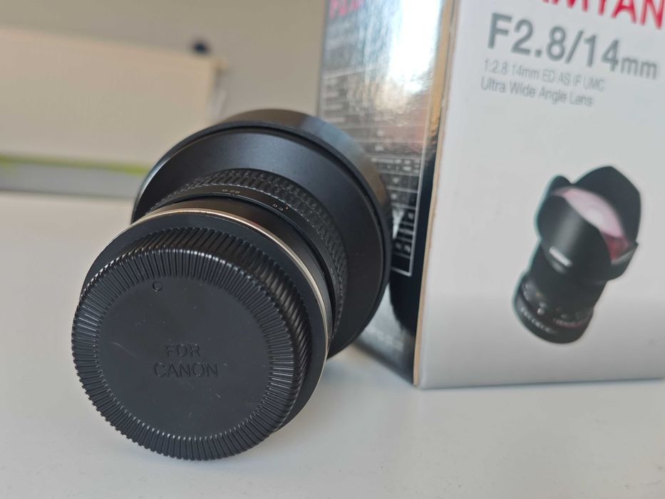 Vand obiectiv Samyang 14mm F2.8 ED AS IF UMC - montura Canon