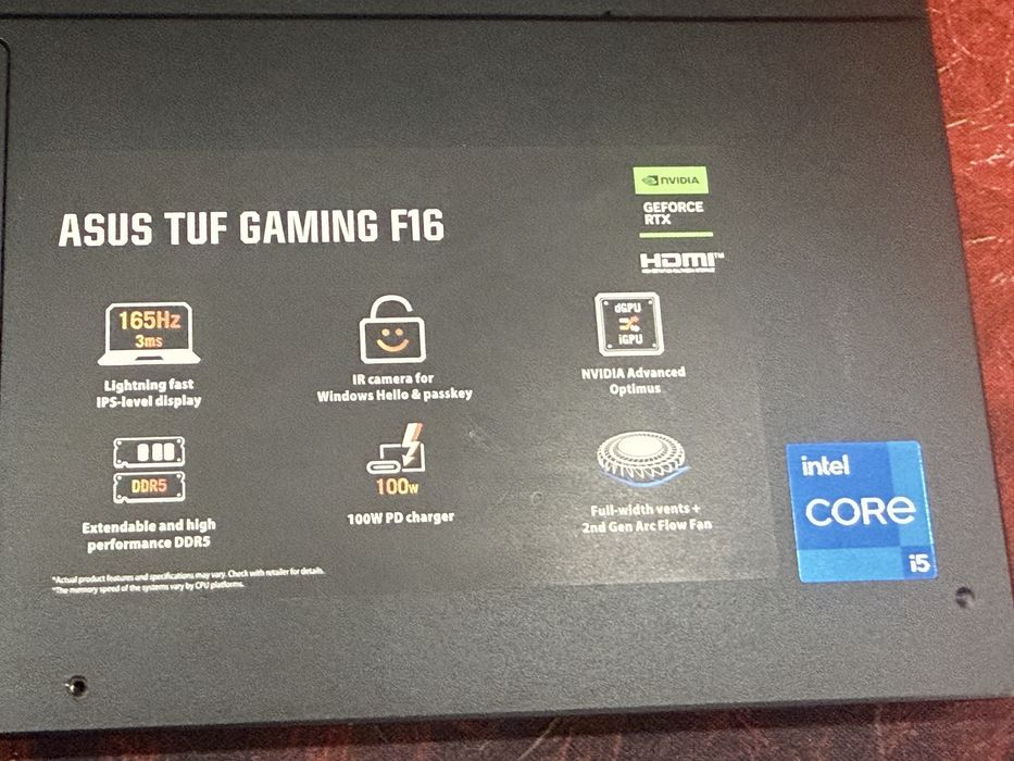 Игровой ноут Asus tuf gaming