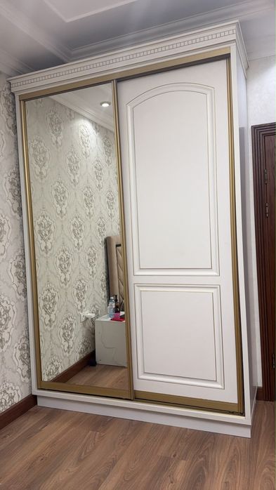 Белый шкаф, 2тумбы