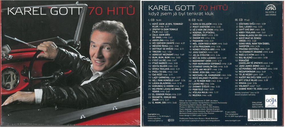 троен албум на Карел Гот
неразпечатан