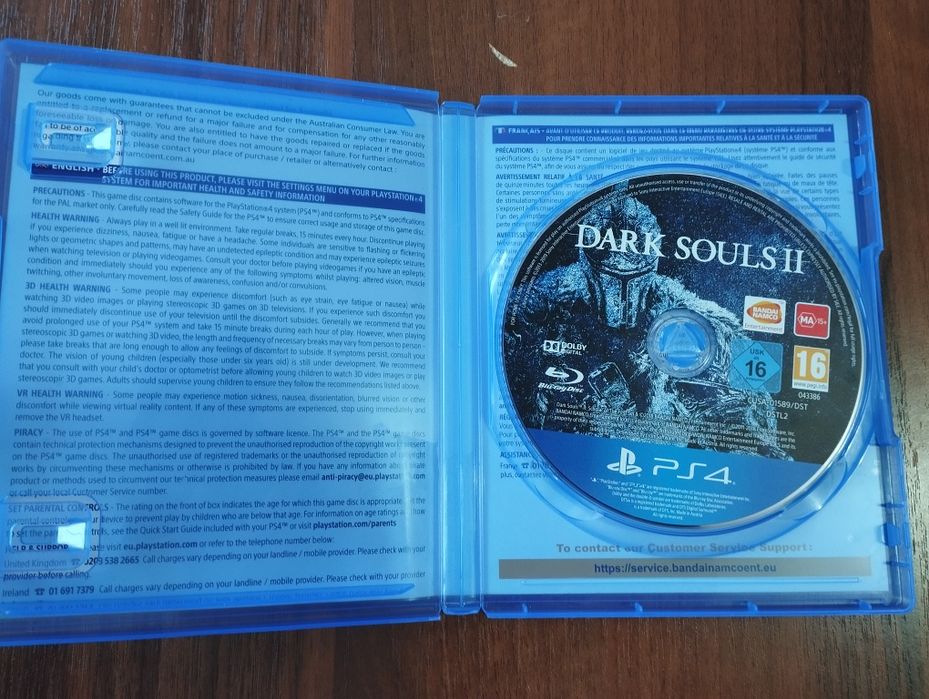Продам диск Dark Souls 2 для PS4