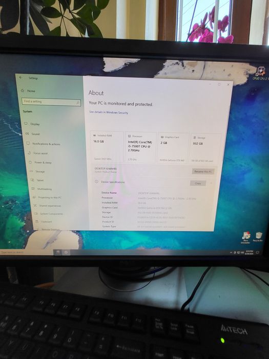 Calculator i5-7500T , 16 GB,  hdd 1 TB , GTX 960 light gaming