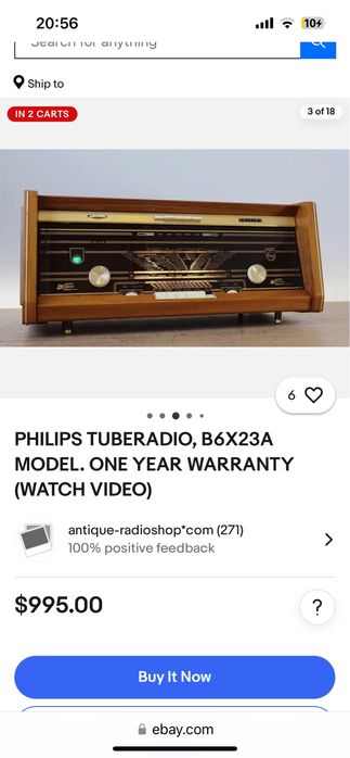 Лампово радио / PHILIPS / 60-те