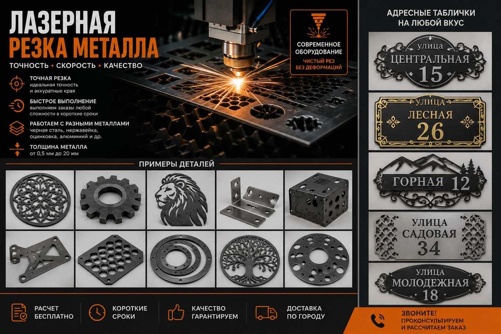 Лазерная резка металла
