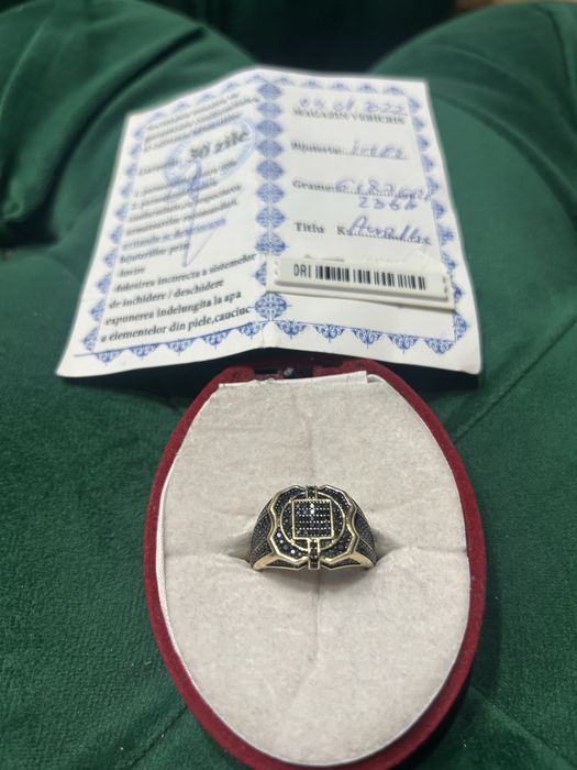 Vind inel aur nouuuu barbatesc 585 /14 k