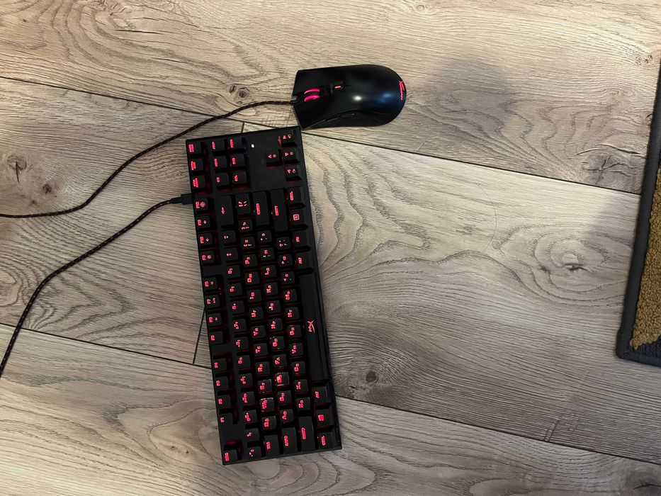 Tastatura mecanica HyperX Alloy FPS PRO, Cherry + Mouse HyperX FPS PRO