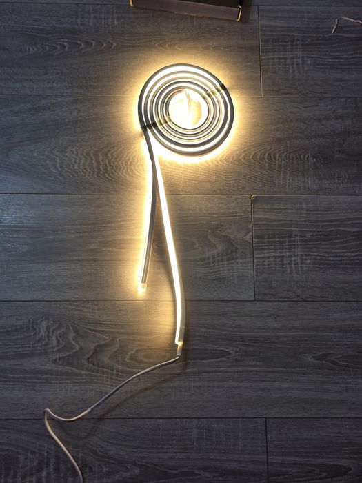 Bandă LED Neon 5m, Alb Cald 3000K, Impermeabilă IP65