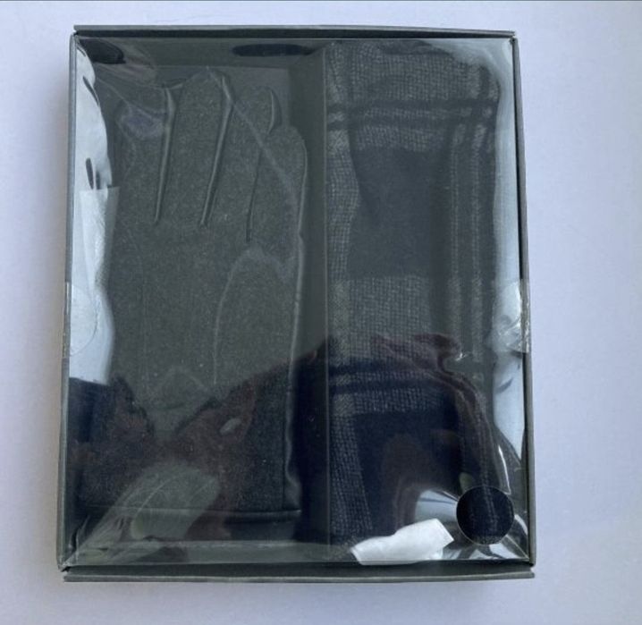 Set fular si manusi barbatesti masura unica