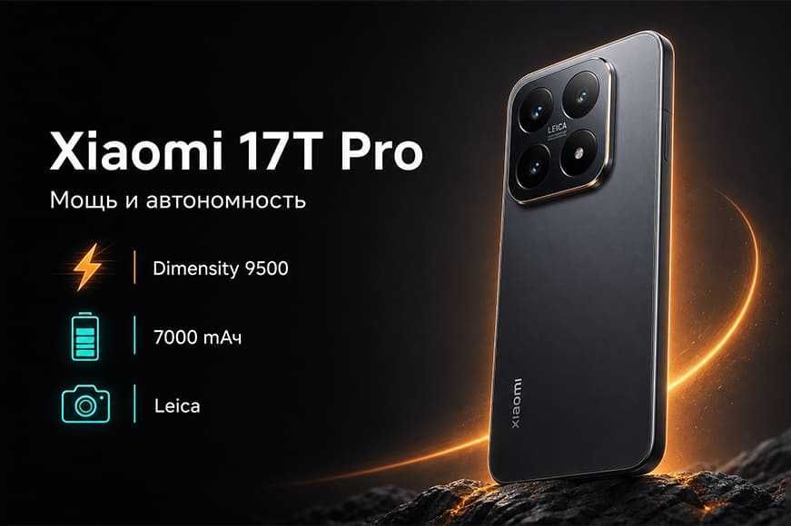 Xiaomi 17t pro Black (12/256)