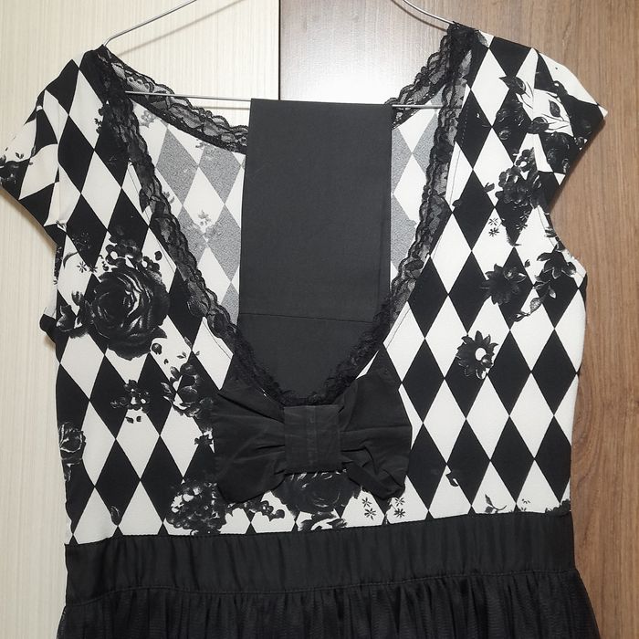 Рокля с панделка и колан