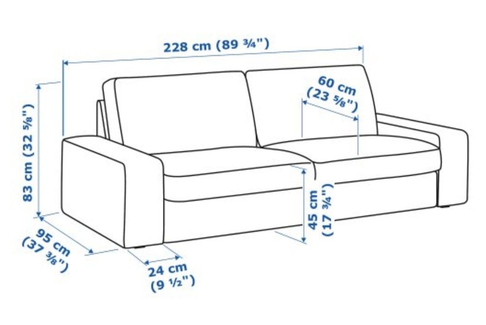 Чисто нов диван Kivik IKEA