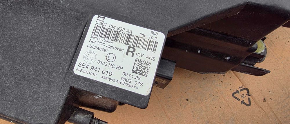 Far dreapta LED Skoda Octavia 4 Facelift 2024 2025
