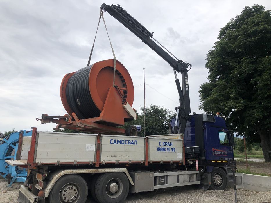 Камион с кран, Автокран, Самосвал с кран