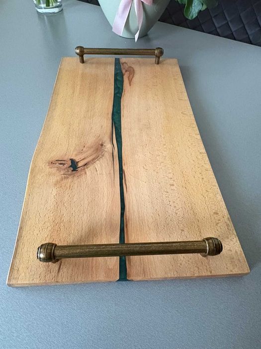 Platou pentru servit din lemn de fag