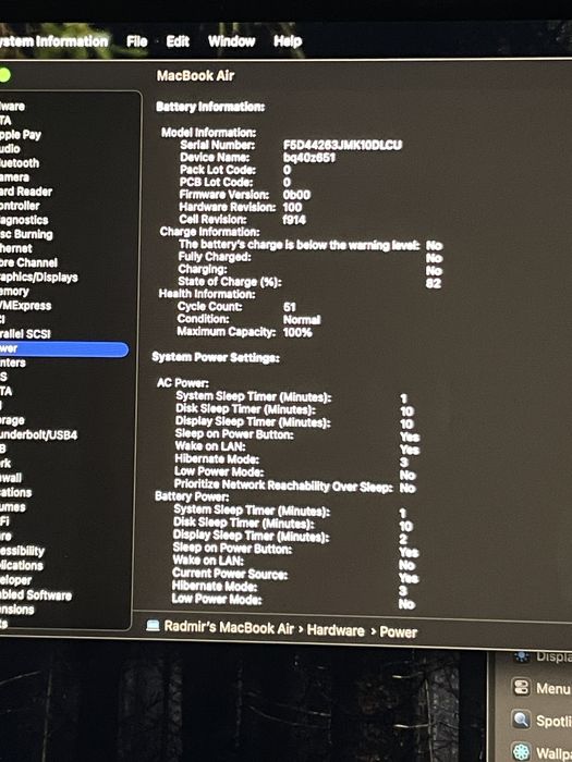 Macbook Air M3 (16/256)